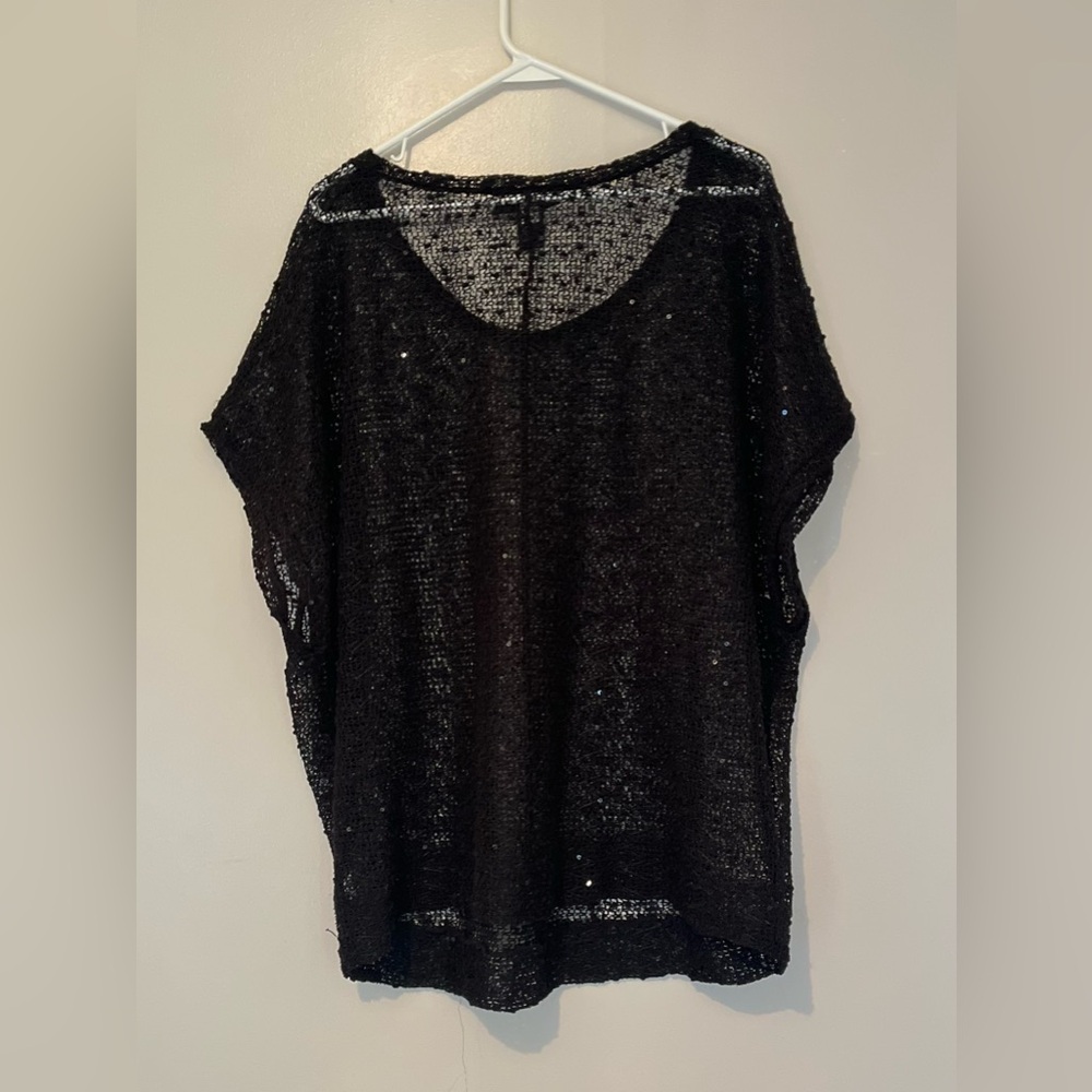 Lane Bryant Black Dolman Sleeve Blouse - Picture 5 of 7